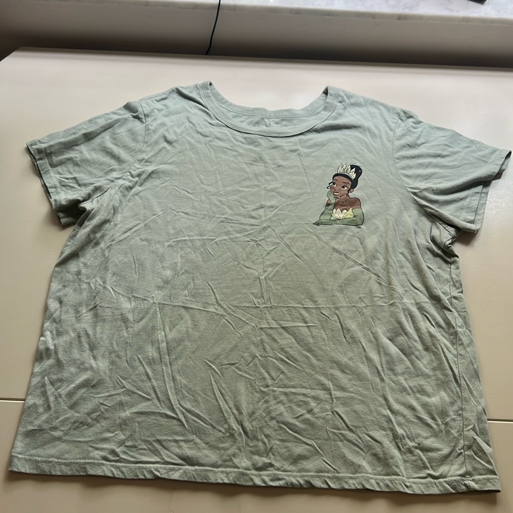 Disney Sage Princess Tiana Short Sleeve Crewneck T-shirt